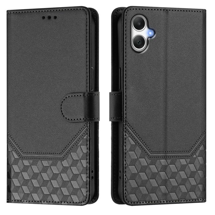 For Samsung Galaxy A06 5G / 4G Honeycomb Embossing RFID Leather Phone Case