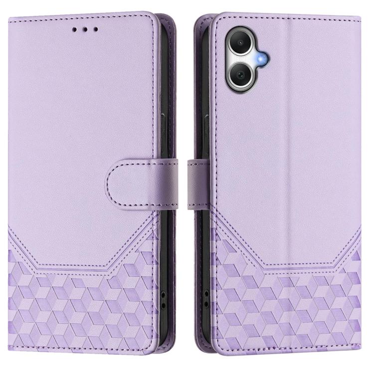 For Samsung Galaxy A07 4G Honeycomb Embossing RFID Leather Phone Case