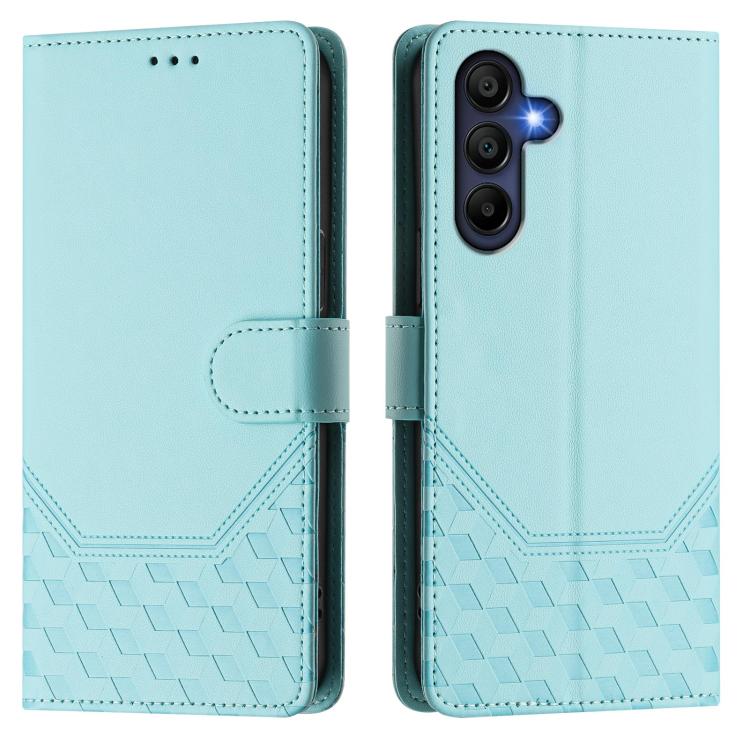 For Samsung Galaxy A17 4G Honeycomb Embossing RFID Leather Phone Case
