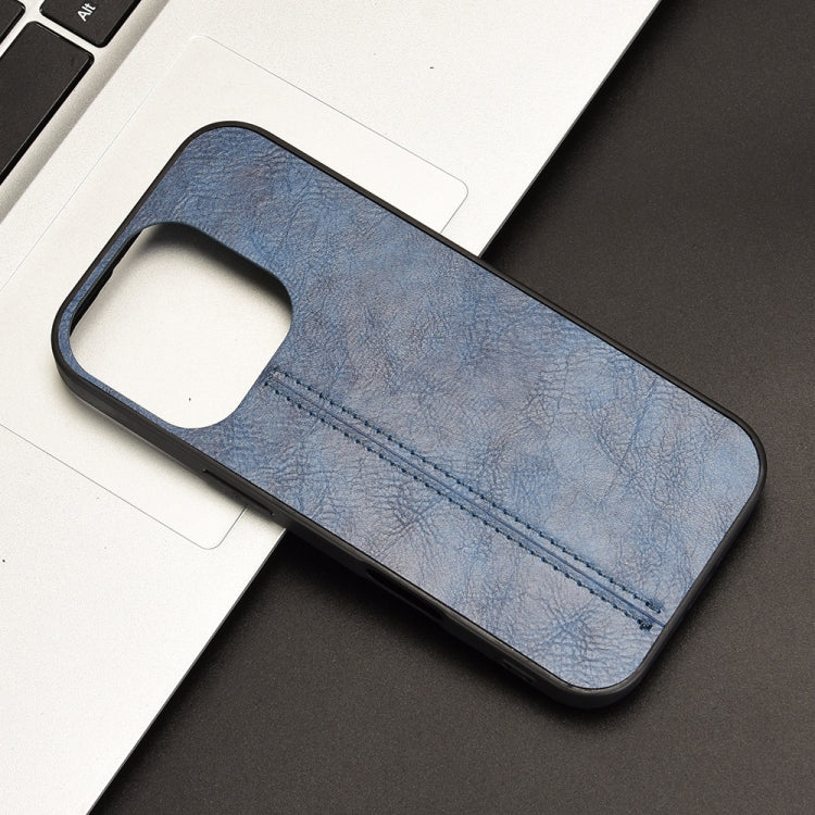 For iPhone 16 Pro Max Cow Pattern Sewing Card Bag Phone Case