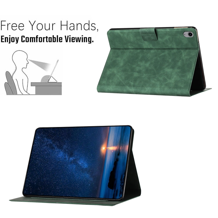For iPad mini 2024 / mini 6 Embossed Couple Cat Smart Tablet Leather Case