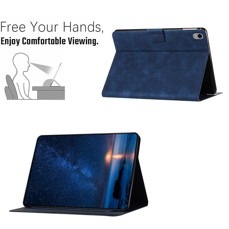 For iPad mini 2024 / mini 6 Embossed Couple Cat Smart Tablet Leather Case
