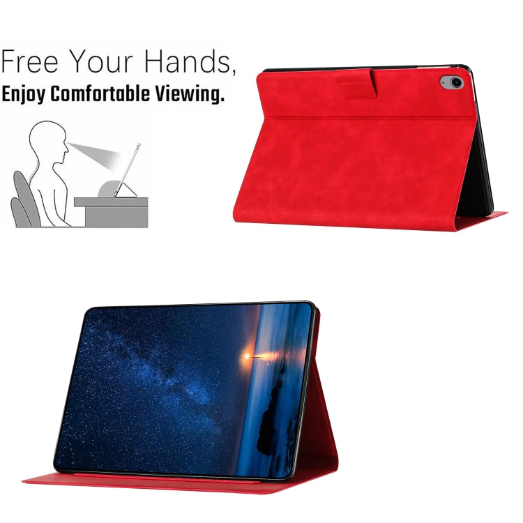 For iPad mini 2024 / mini 6 Embossed Couple Cat Smart Tablet Leather Case