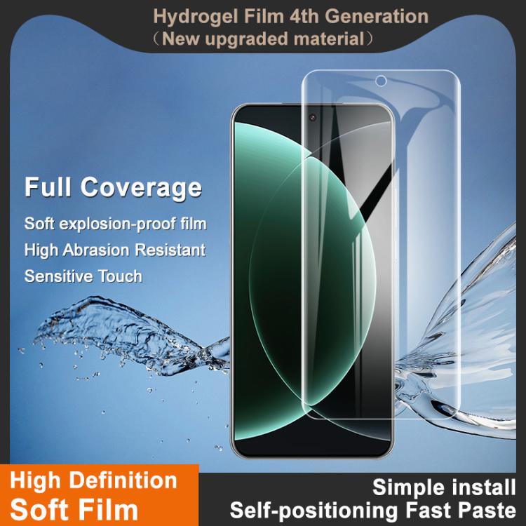 For Xiaomi 15 Ultra imak 4th Generation  Full Coverage Screen Hydrogel Film Protector