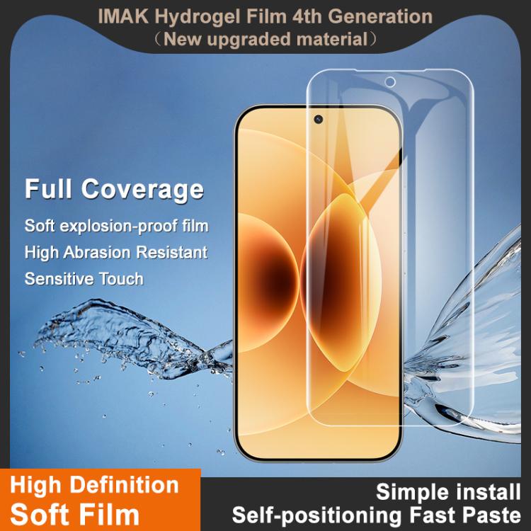 For Xiaomi 17 / 17 Pro imak 4th Generation  Full Coverage Screen Hydrogel Film Protector