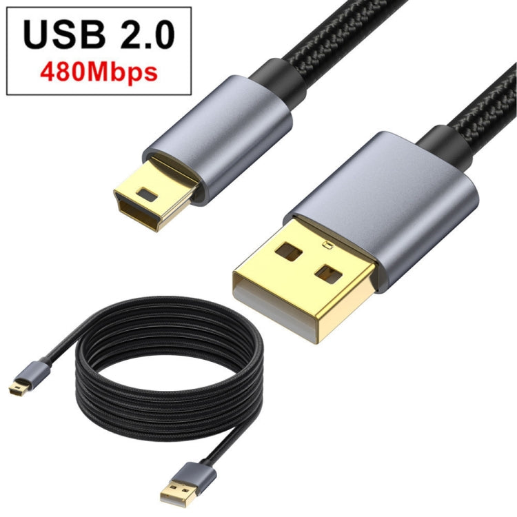 For Garmin GPS Receiver High Speed USB2.0 Version Mini 5 Pin Cable, Length:5m