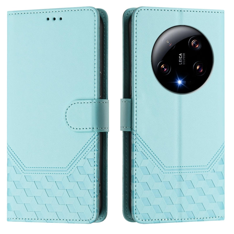 For Xiaomi 13 Ultra Honeycomb Embossing RFID Leather Phone Case
