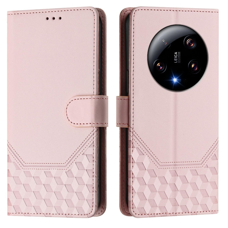 For Xiaomi 13 Ultra Honeycomb Embossing RFID Leather Phone Case