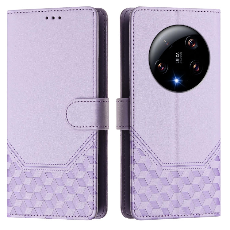 For Xiaomi 13 Ultra Honeycomb Embossing RFID Leather Phone Case