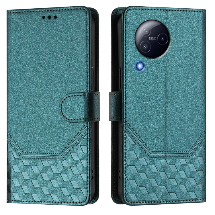 For Xiaomi Civi 3 Honeycomb Embossing RFID Leather Phone Case