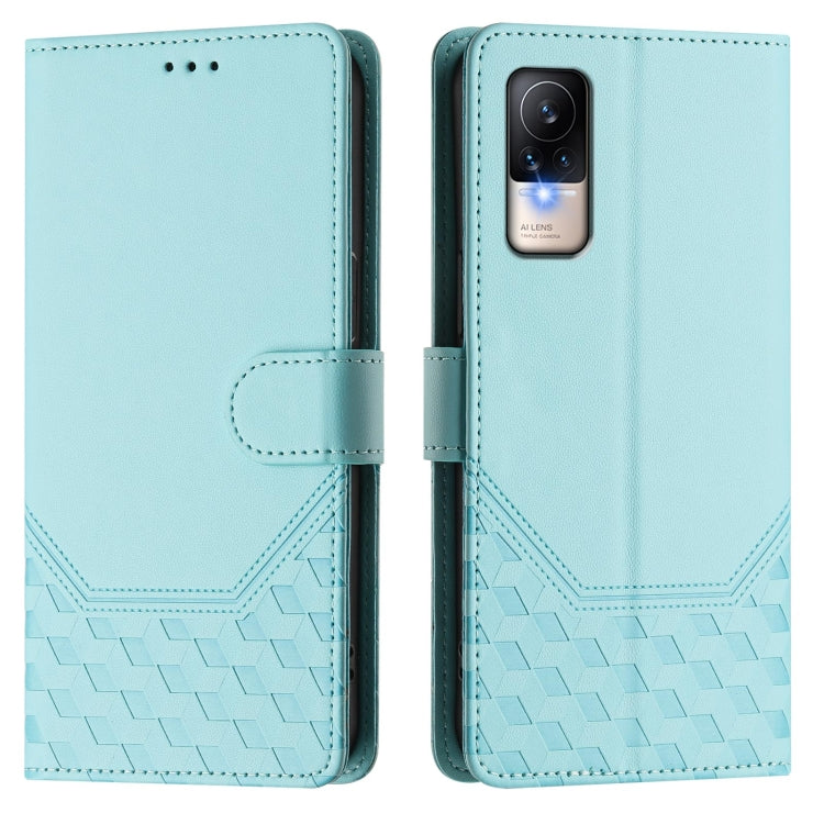 For Xiaomi Civi 1S Honeycomb Embossing RFID Leather Phone Case