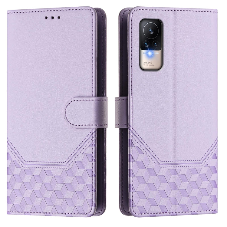 For Xiaomi Civi 1S Honeycomb Embossing RFID Leather Phone Case
