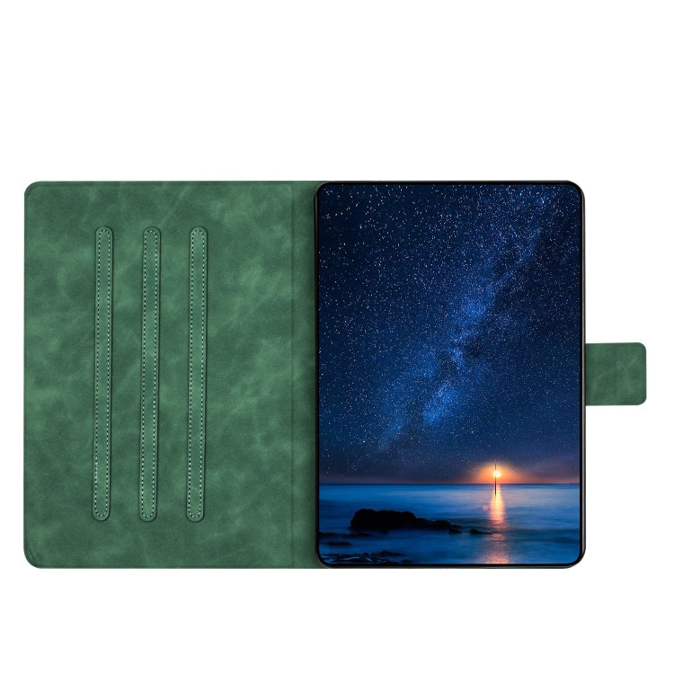 For Lenovo Tab M9 / TB-310FU Embossed Couple Cat Smart Tablet Leather Case