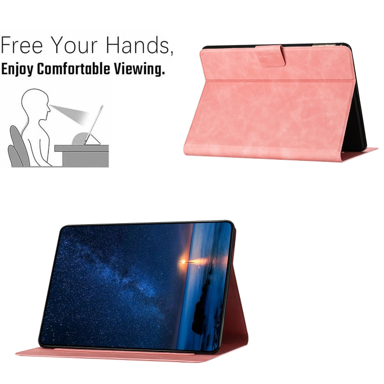 For Amazon Kindle Paperwhite 4 / 3 / 2 Embossed Couple Cat Smart Tablet Leather Case