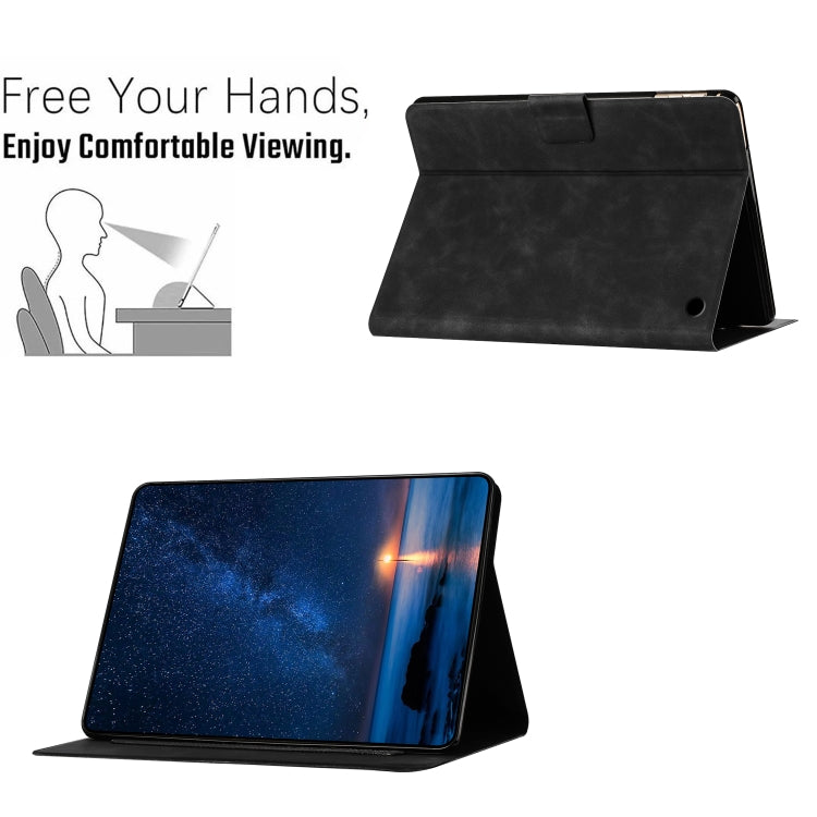 For Amazon Kindle Fire HD 8 2022 / 2020 Embossed Couple Cat Smart Tablet Leather Case