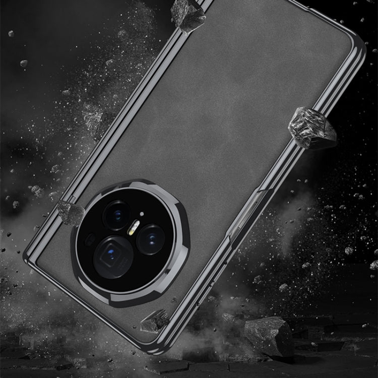 For Honor Magic V3 GKK Integrated Magnetic Fold Hinge Leather Shockproof Phone Case