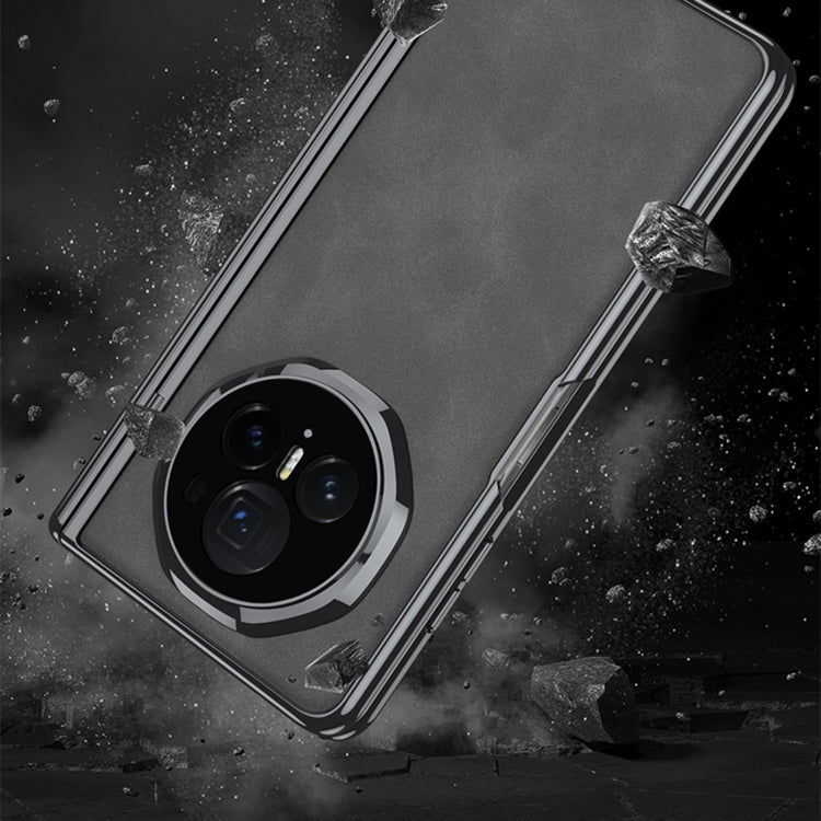 For Honor Magic Vs3 GKK Integrated Magnetic Fold Hinge Leather Shockproof Phone Case