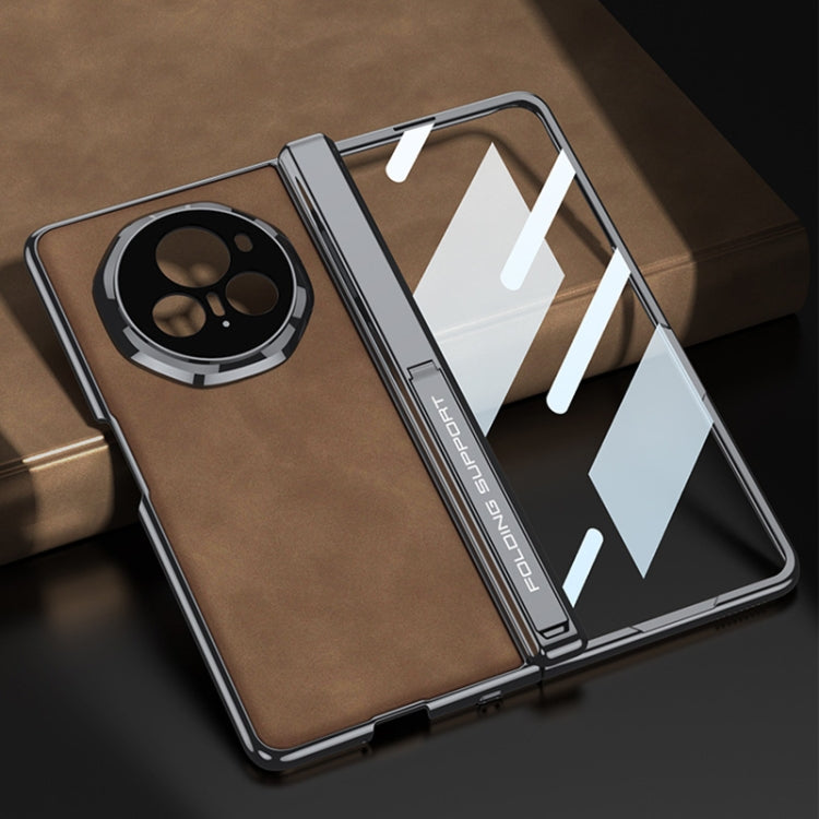 For Honor Magic Vs3 GKK Integrated Magnetic Fold Hinge Leather Shockproof Phone Case