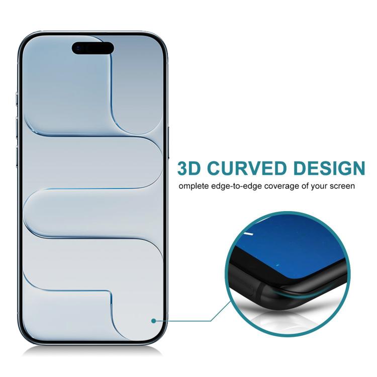 For iPhone Air Full Cover Anti-spy Silk Screen Tempered Glass Film