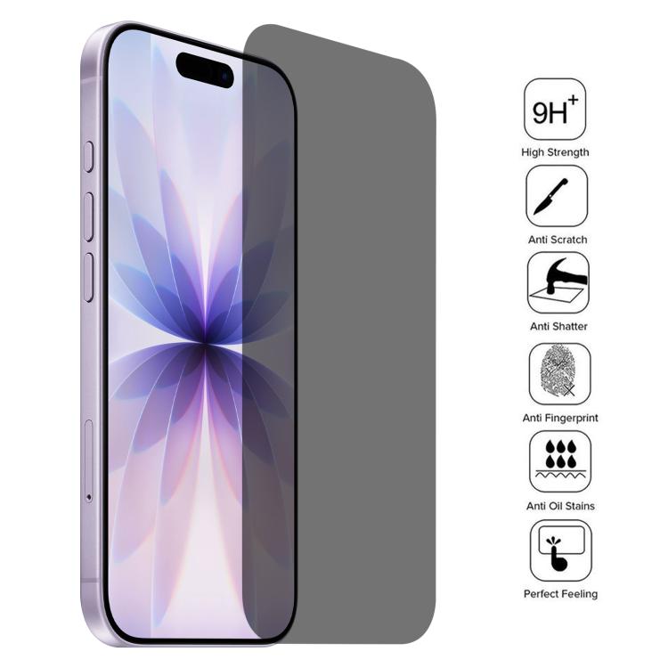 For iPhone 17 25pcs High Transparency Full Cover Anti-spy Tempered Glass Film