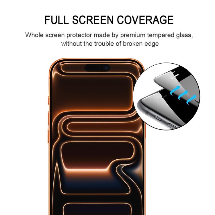For iPhone 17 Pro 25pcs Full Glue Screen Tempered Glass Film