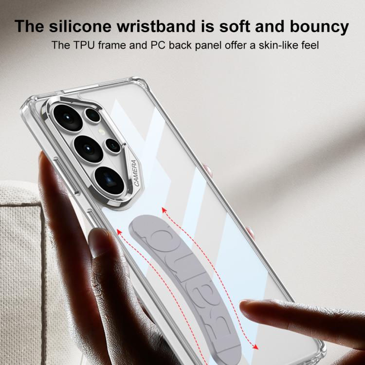 For Samsung Galaxy S26 Ultra 5G GKK Space Silicone Wristband Phone Case