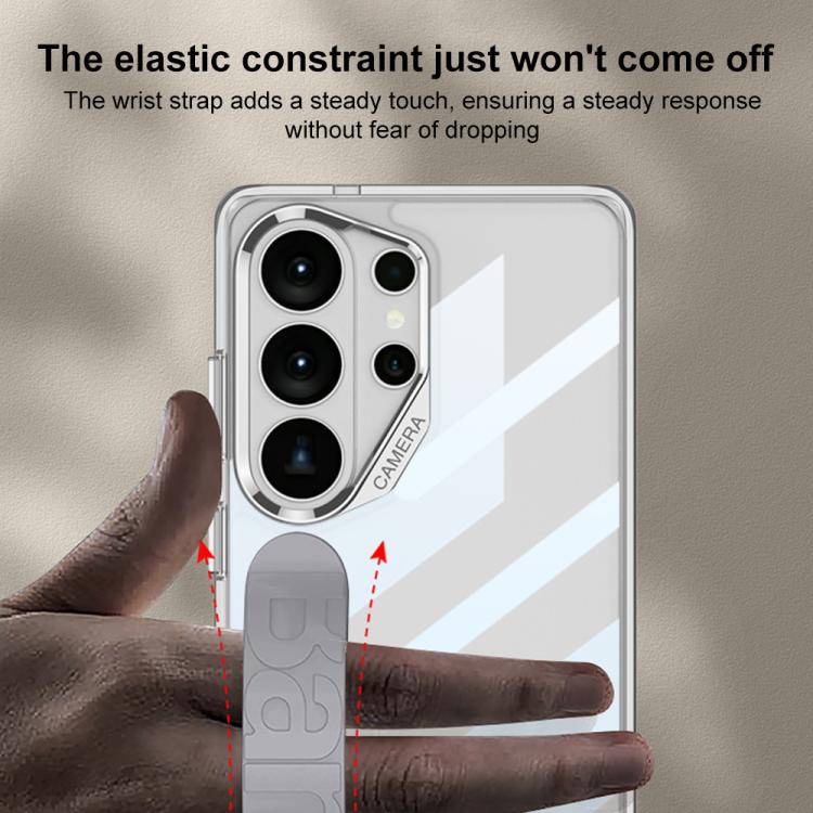 For Samsung Galaxy S26 Ultra 5G GKK Space Silicone Wristband Phone Case