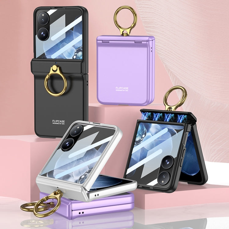 For Xiaomi Mix Flip GKK Integrated Magnetic Hinged Flip Case with Ring Holder