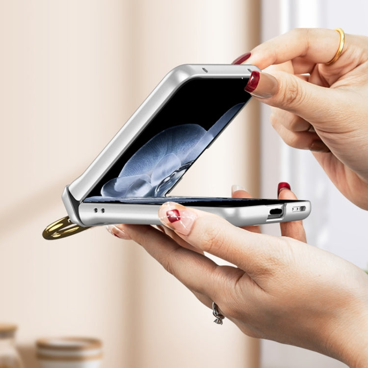 For Xiaomi Mix Flip GKK Integrated Magnetic Hinged Flip Case with Ring Holder