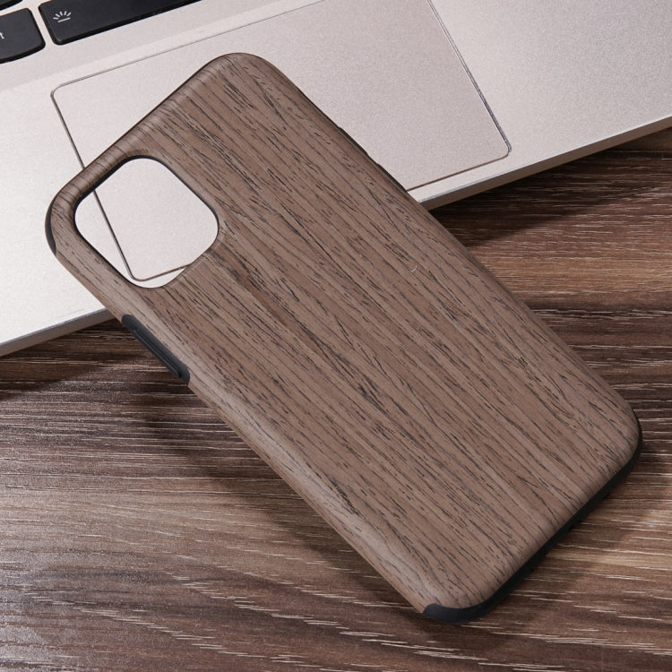 For iPhone 12 / 12 Pro Wood Texture TPU Protective Case