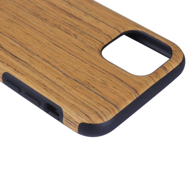 For iPhone 12 / 12 Pro Wood Texture TPU Protective Case