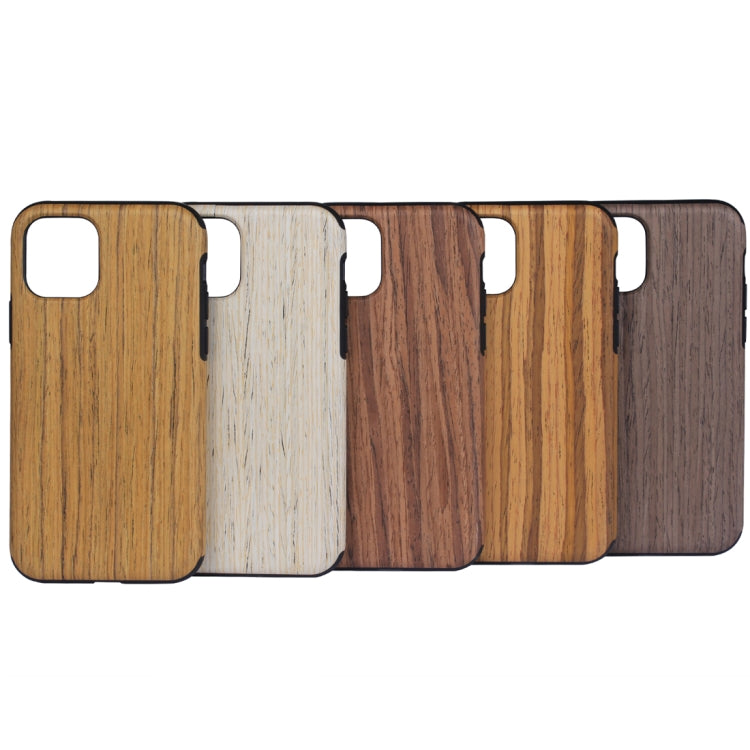 For iPhone 12 / 12 Pro Wood Texture TPU Protective Case
