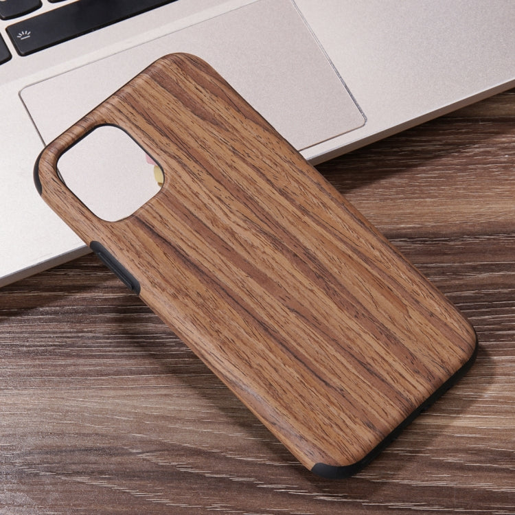 For iPhone 12 Pro Max Wood Texture TPU Protective Case