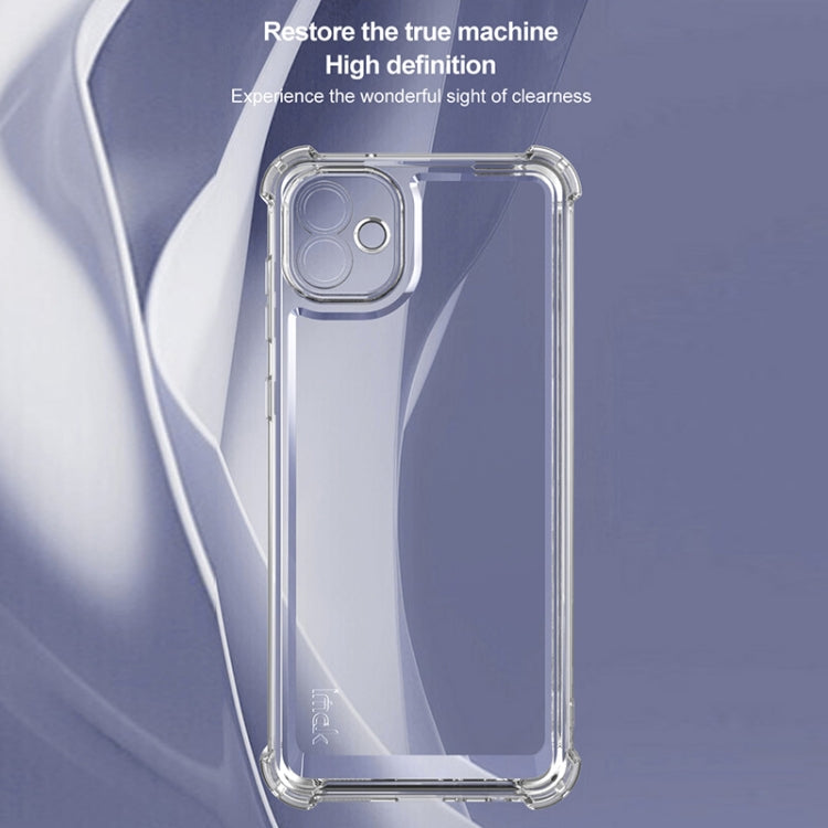 For Samsung Galaxy A04 4G IMAK UX-4 Series Four-corner Shockproof Phone Case - Transparent
