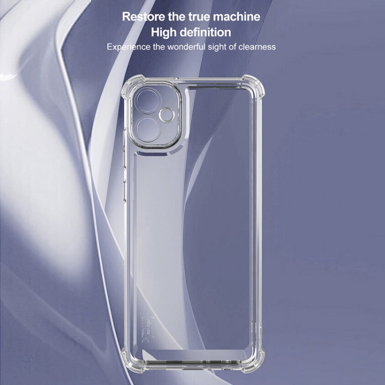 For Samsung Galaxy A05 IMAK UX-4 Series Four-corner Shockproof Phone Case - Transparent