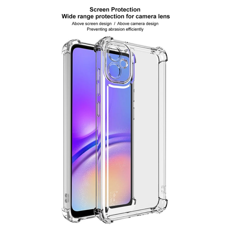 For Samsung Galaxy A05 IMAK UX-4 Series Four-corner Shockproof Phone Case - Transparent