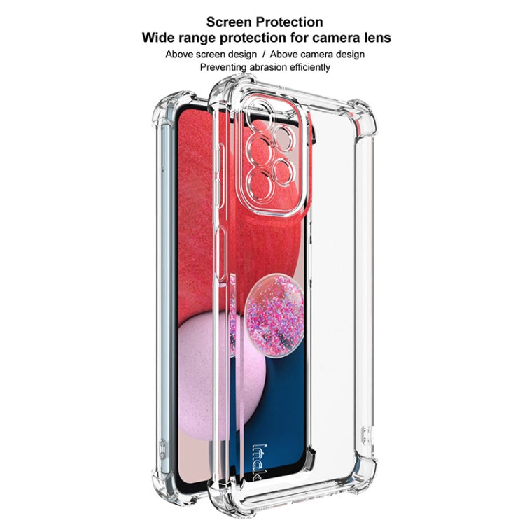 For Samsung Galaxy A13 4G IMAK UX-4 Series Four-corner Shockproof Phone Case - Transparent