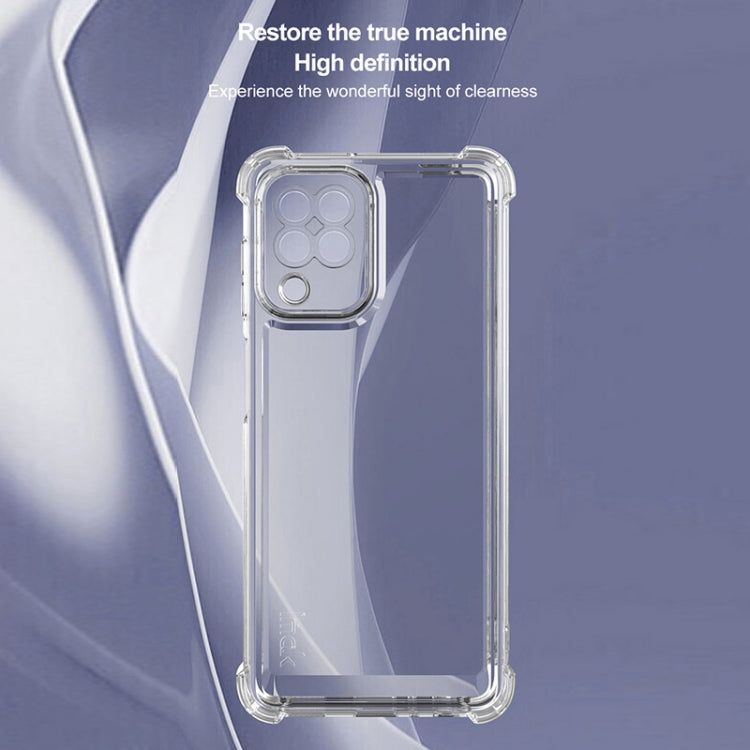 For Samsung Galaxy A22 4G IMAK UX-4 Series Four-corner Shockproof Phone Case - Transparent