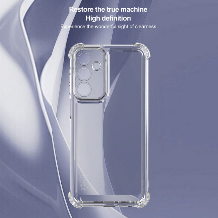 For Samsung Galaxy A24 4G IMAK UX-4 Series Four-corner Shockproof Phone Case - Transparent