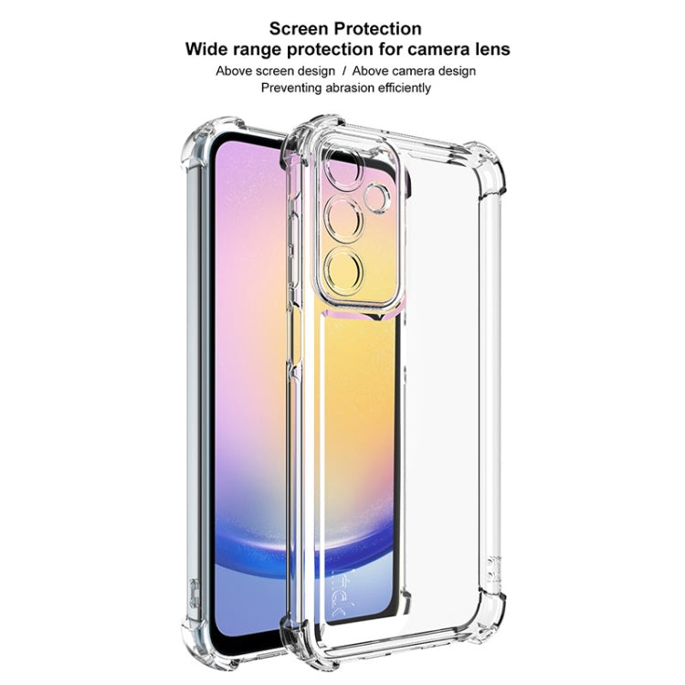 For Samsung Galaxy A25 5G IMAK UX-4 Series Four-corner Shockproof Phone Case - Transparent