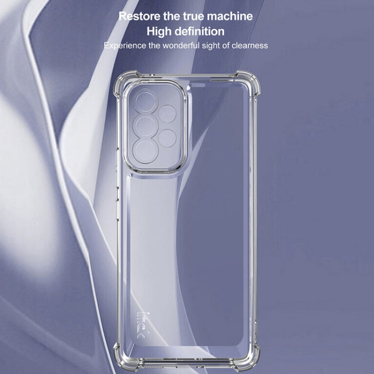For Samsung Galaxy A33 5G IMAK UX-4 Series Four-corner Shockproof Phone Case - Transparent