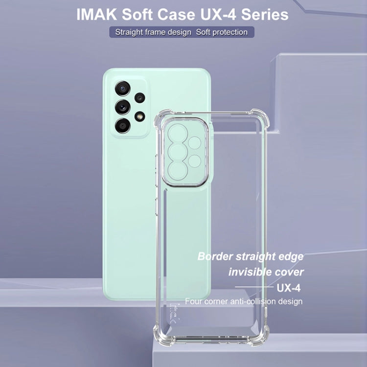 For Samsung Galaxy A52s 5G IMAK UX-4 Series Four-corner Shockproof Phone Case - Transparent