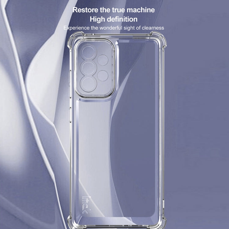 For Samsung Galaxy A52 5G / A52 4G IMAK UX-4 Series Four-corner Shockproof Phone Case - Transparent