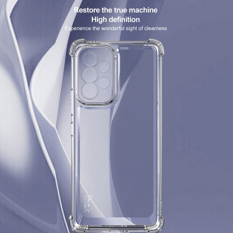 For Samsung Galaxy A53 5G IMAK UX-4 Series Four-corner Shockproof Phone Case - Transparent
