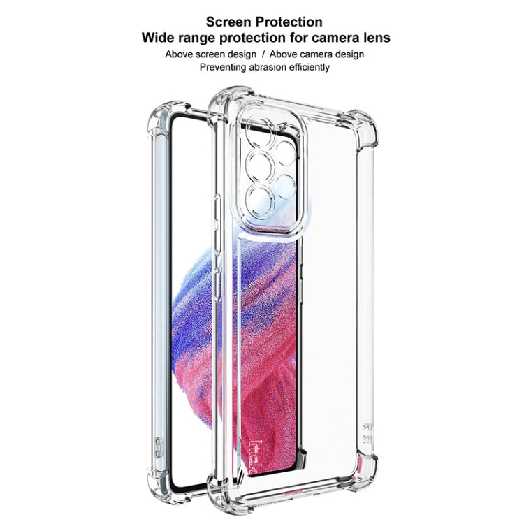 For Samsung Galaxy A53 5G IMAK UX-4 Series Four-corner Shockproof Phone Case - Transparent