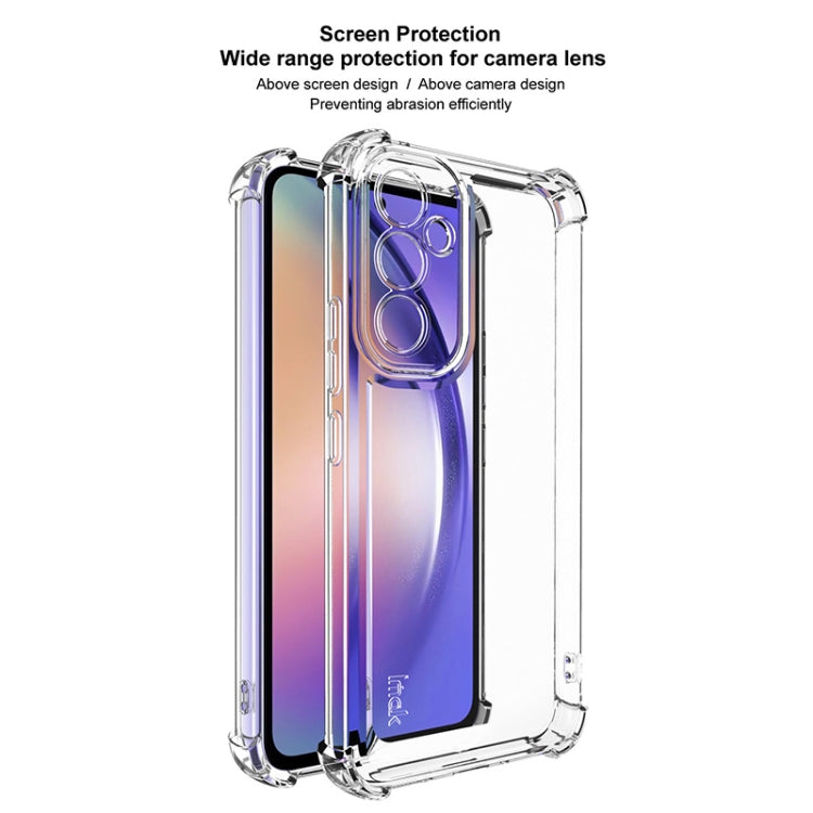 For Samsung Galaxy A54 5G IMAK UX-4 Series Four-corner Shockproof Phone Case - Transparent