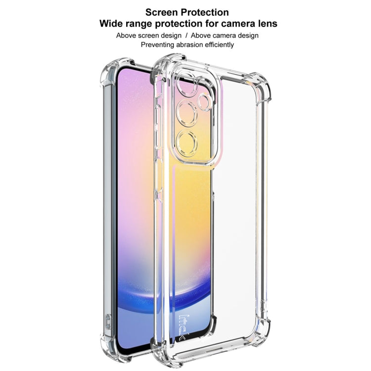 For Samsung Galaxy A16 4G /  5G IMAK UX-4 Series Four-corner Shockproof Phone Case - Transparent