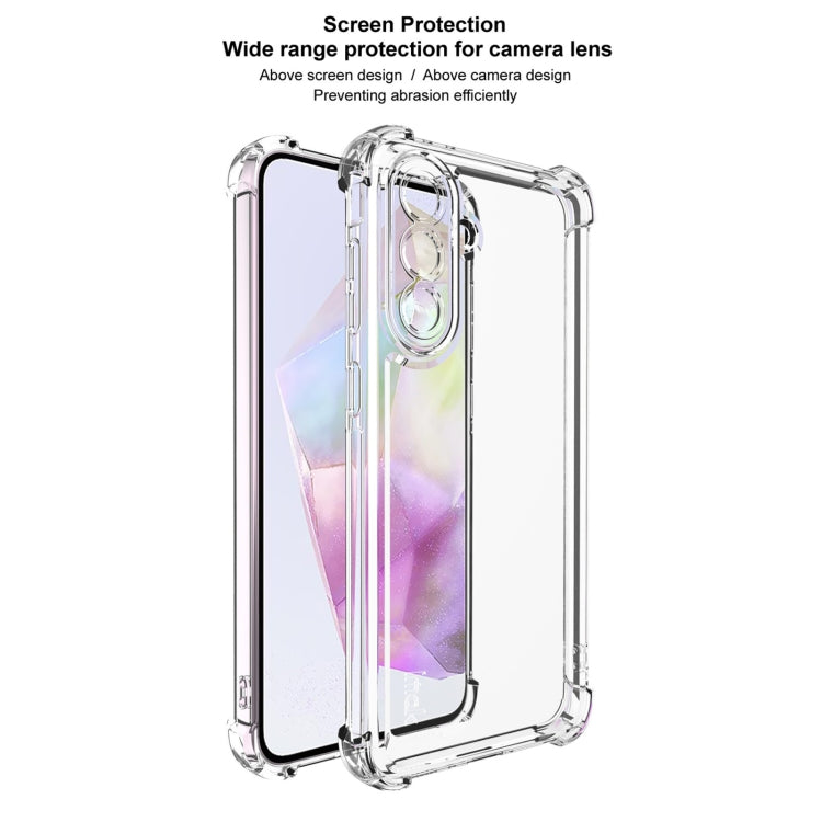 For Samsung Galaxy A36 5G IMAK UX-4 Series Four-corner Shockproof Phone Case - Transparent