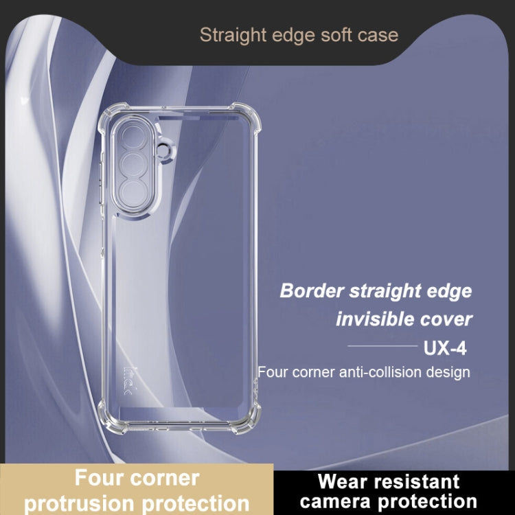 For Samsung Galaxy A26 5G IMAK UX-4 Series Four-corner Shockproof Phone Case - Transparent