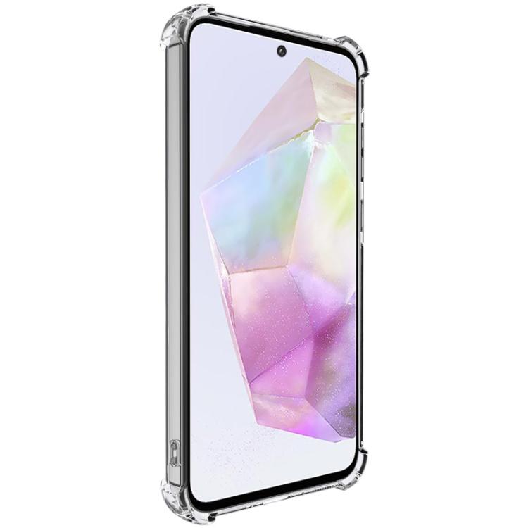 For Samsung Galaxy A35 5G IMAK UX-4 Series Four-corner Shockproof Phone Case - Transparent